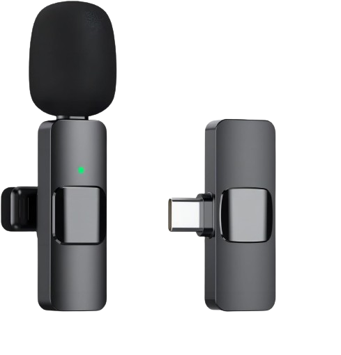 Wireless Microphone for DSLR, Smartphone & Tablet