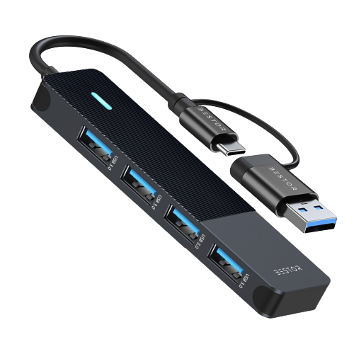 4 in 1 USB 3.0 Dual Connector HUB