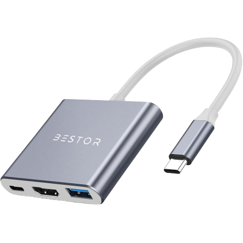 Bestor 3-in-1 Type C USB Hub HDMI Adapter PD Port