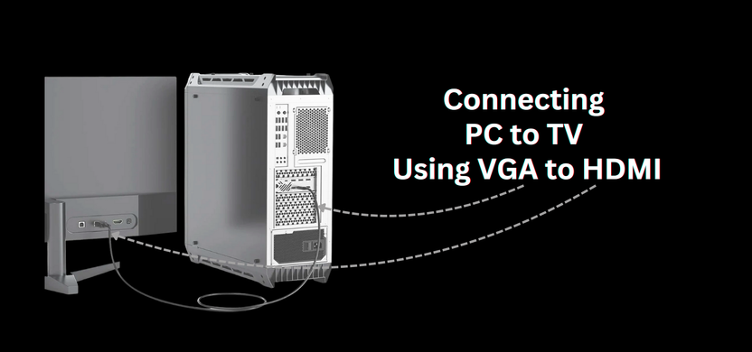 Connecting Your PC to Your TV: A Step-by-Step Guide Using VGA to HDMI ...