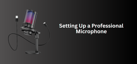 Setting Up a Professional Condenser Microphone: Tips for Optimal Sound Quality