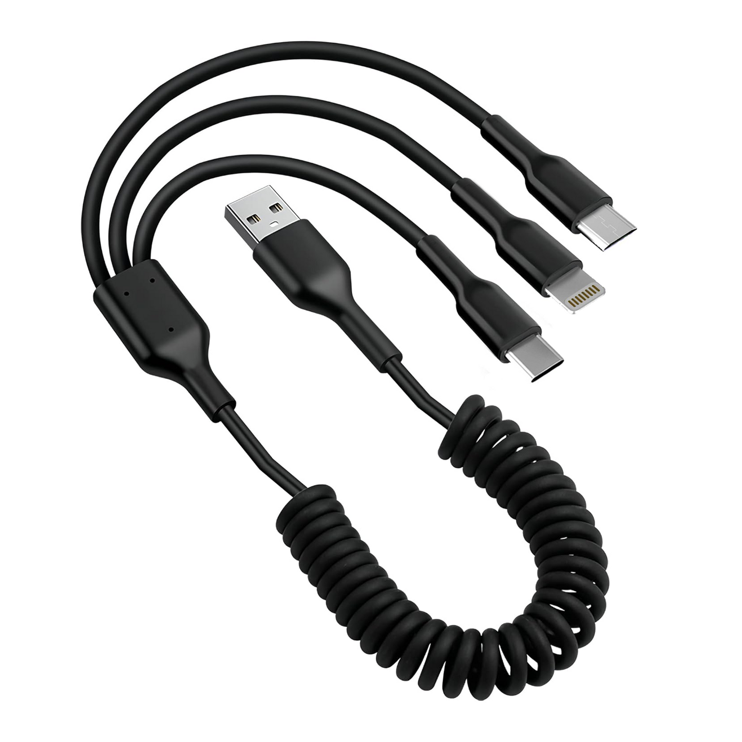 3-in-1 Multi Charging Cable PVC Braided