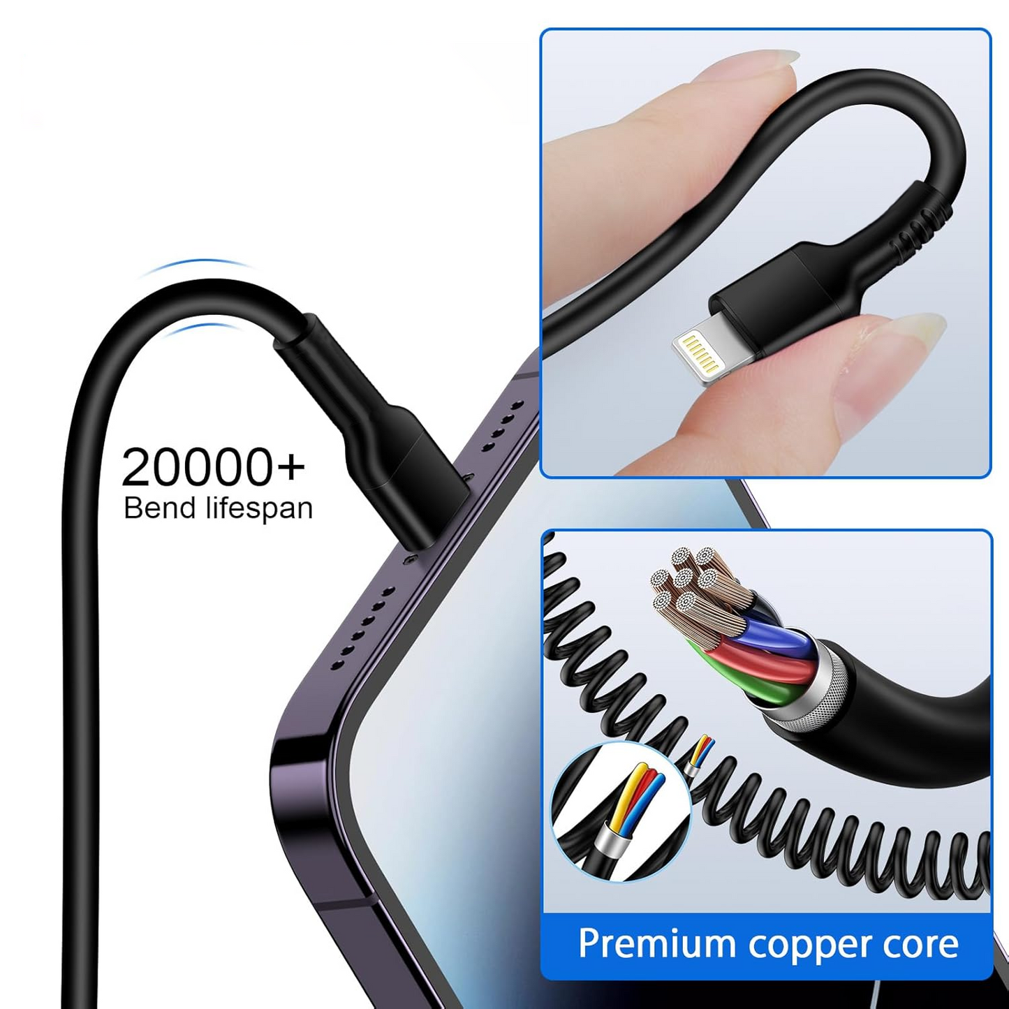 3-in-1 Multi Charging Cable PVC Braided