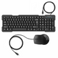 Wired Keyboard and Mouse Combo