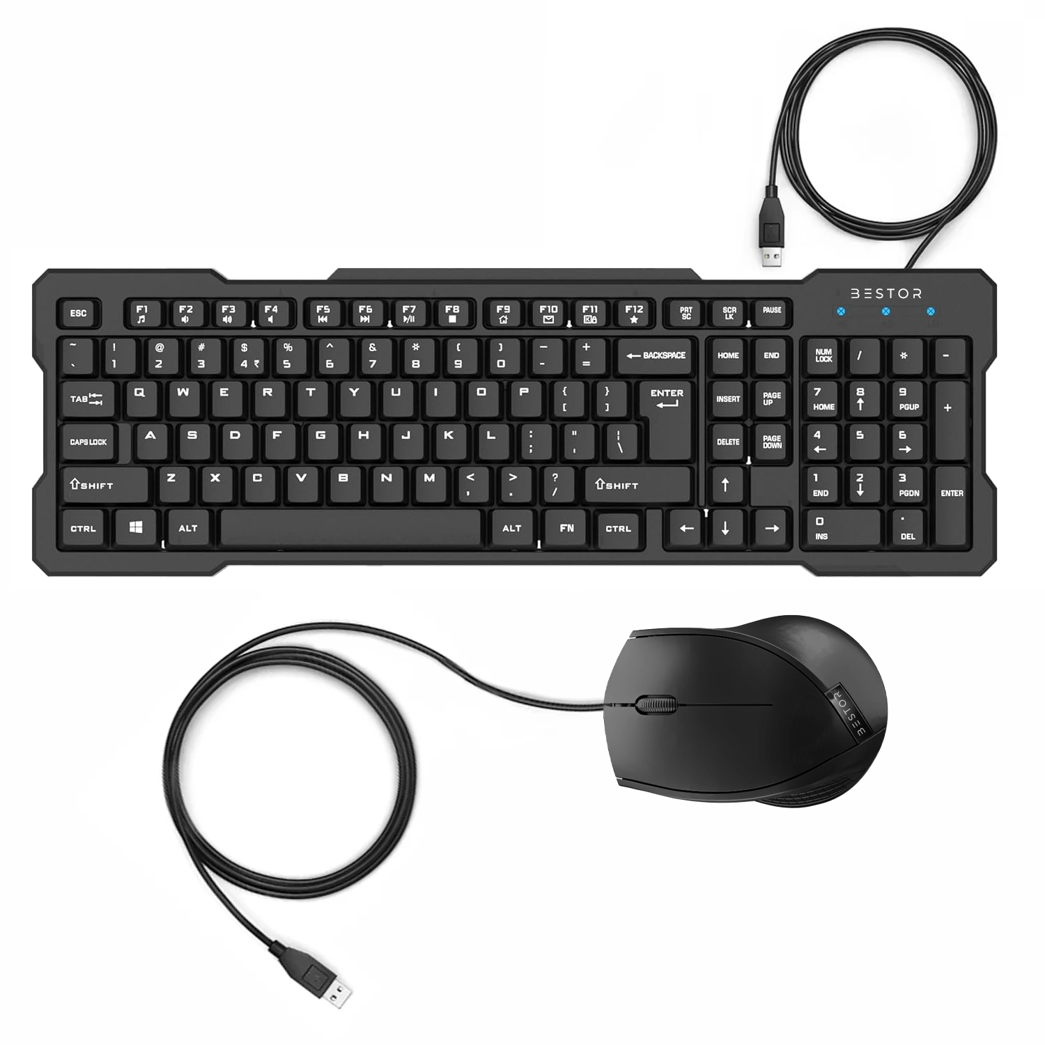Bestor Wired Keyboard and Mouse Combo – Bestor