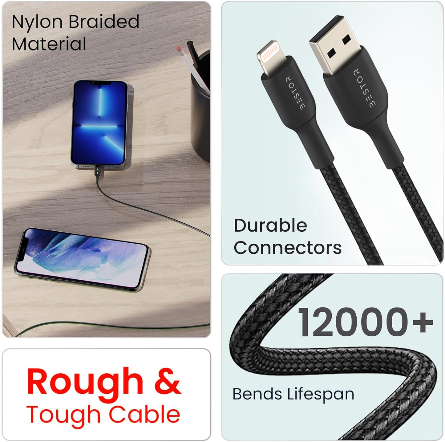 USB to Lightning Charging Cable 12W