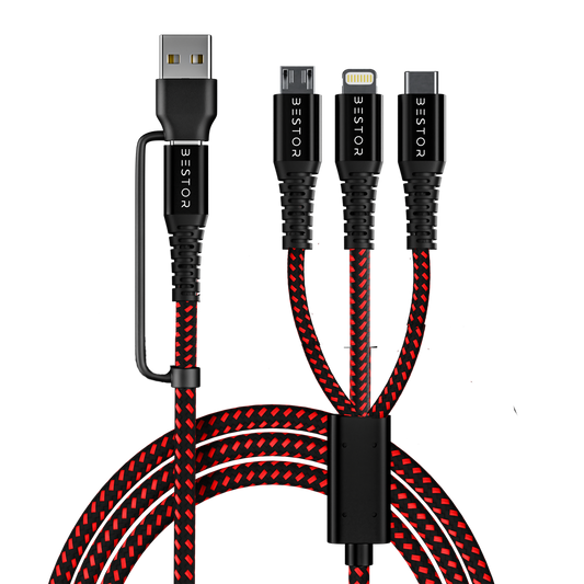 5 in 1 (Type C + 8Pin + Micro USB)