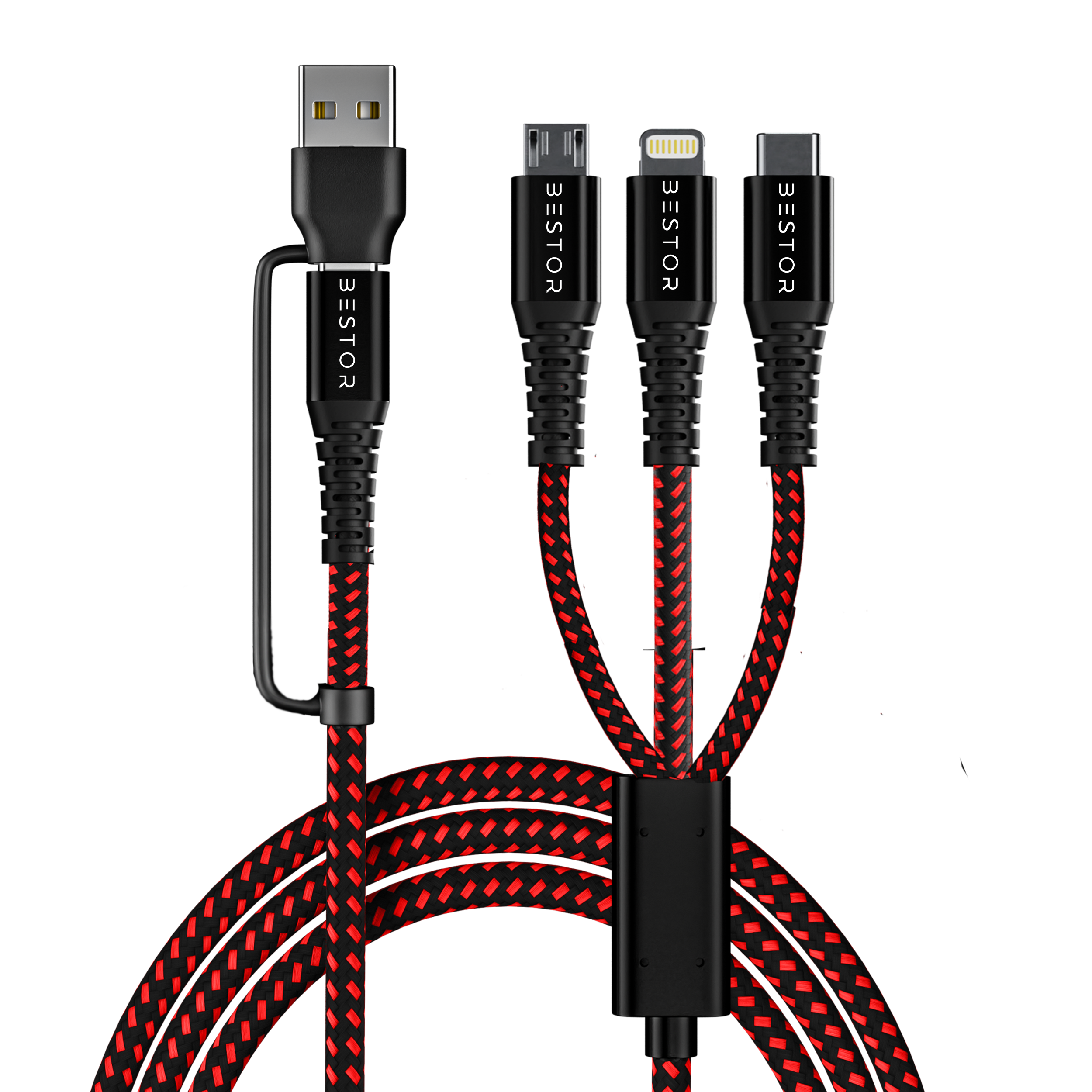 5 in 1 (Type C + 8Pin + Micro USB)