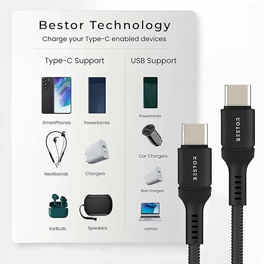 Type C to Type C Charging Cable 60W