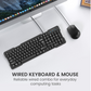 Wired Keyboard and Mouse Combo