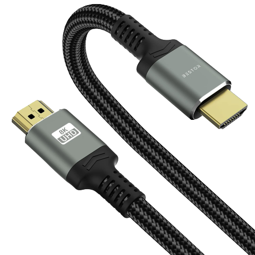 8K HDMI Braided Cord-4K 60Hz 8K 30Hz