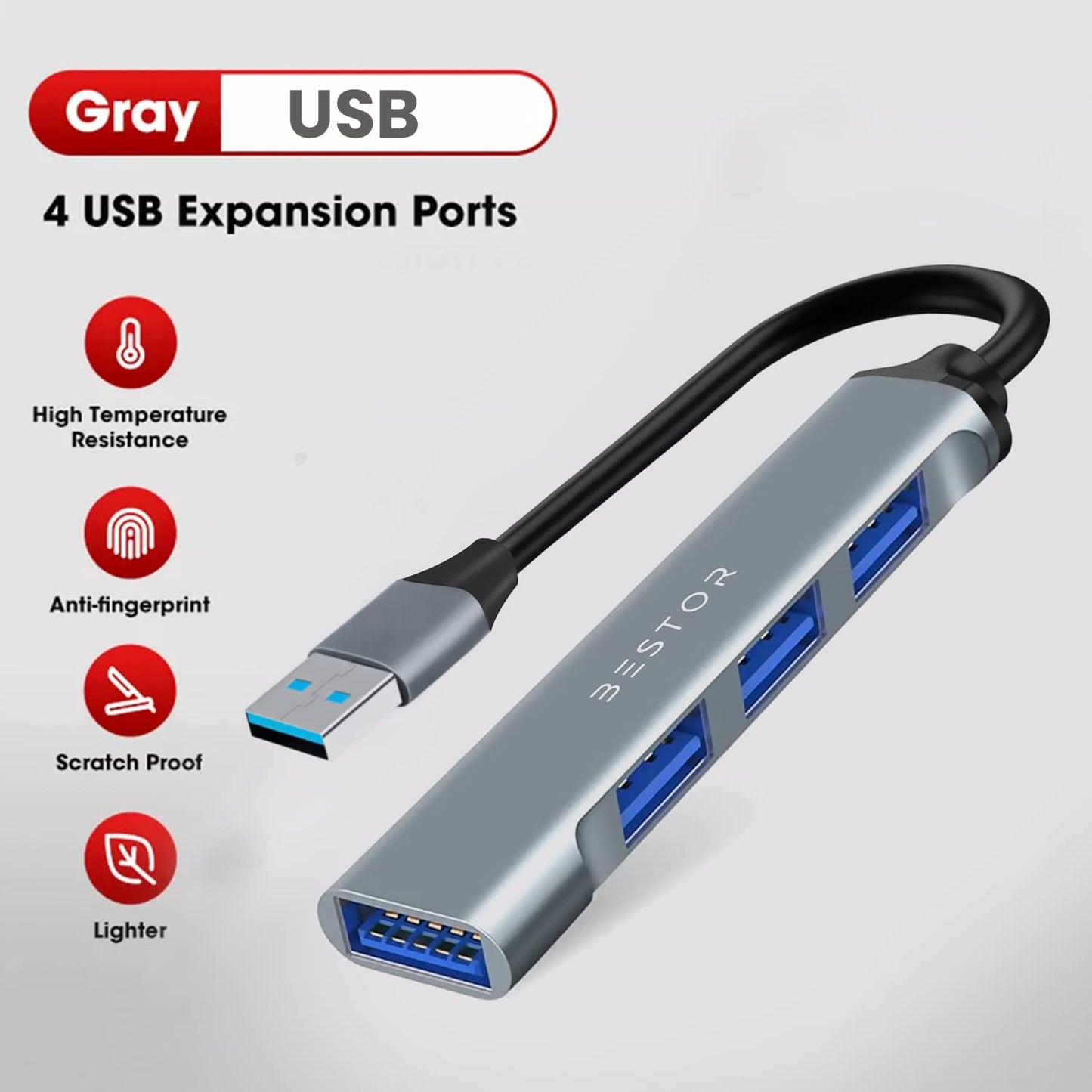 4 in 1 USB A HUB