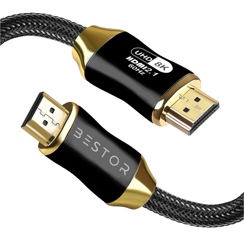 8K HDMI Braided Cord-4K 60Hz 8K 30Hz