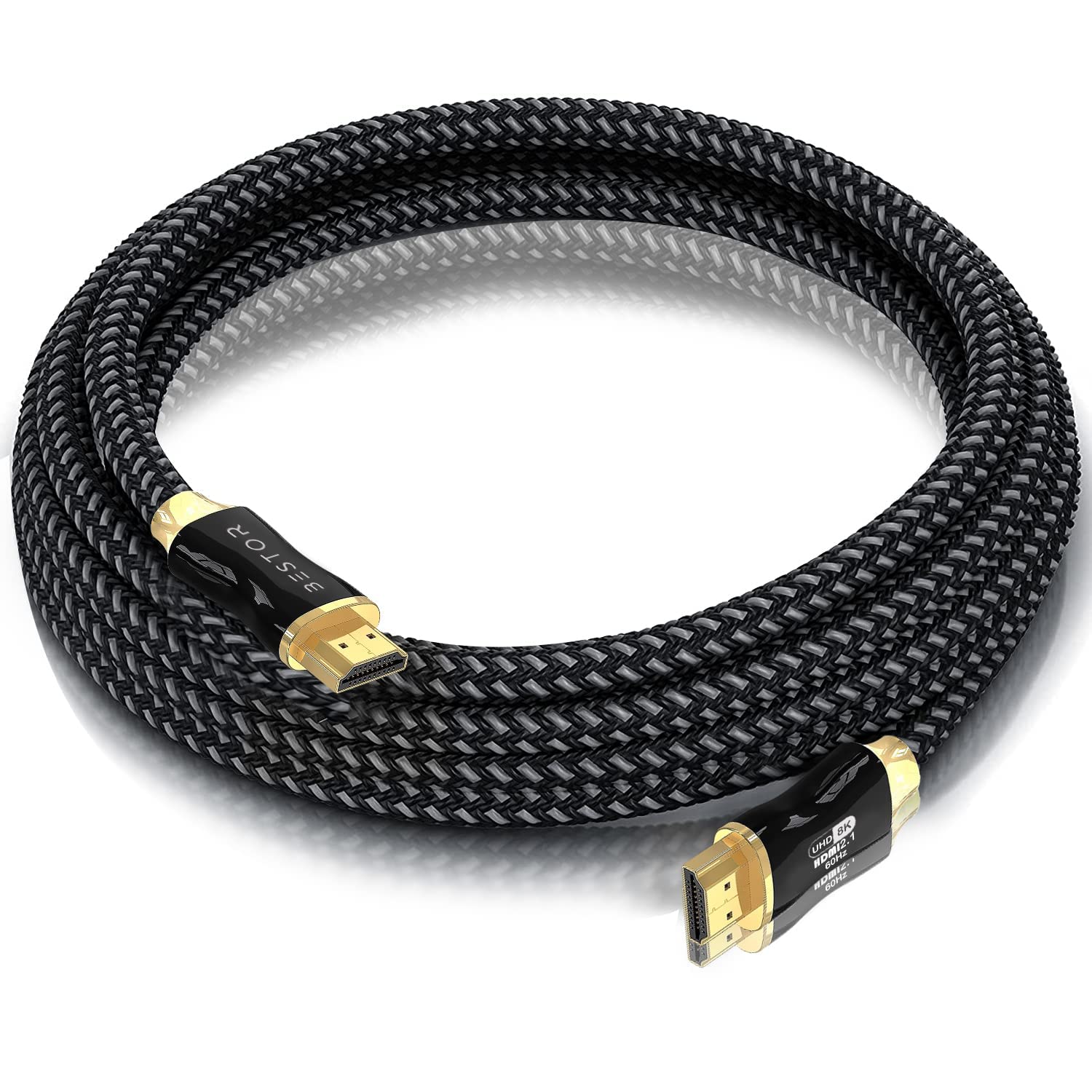 8K HDMI Braided Cord-4K 60Hz 8K 30Hz