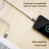 Car Adapter 125W with Type C to C Cable