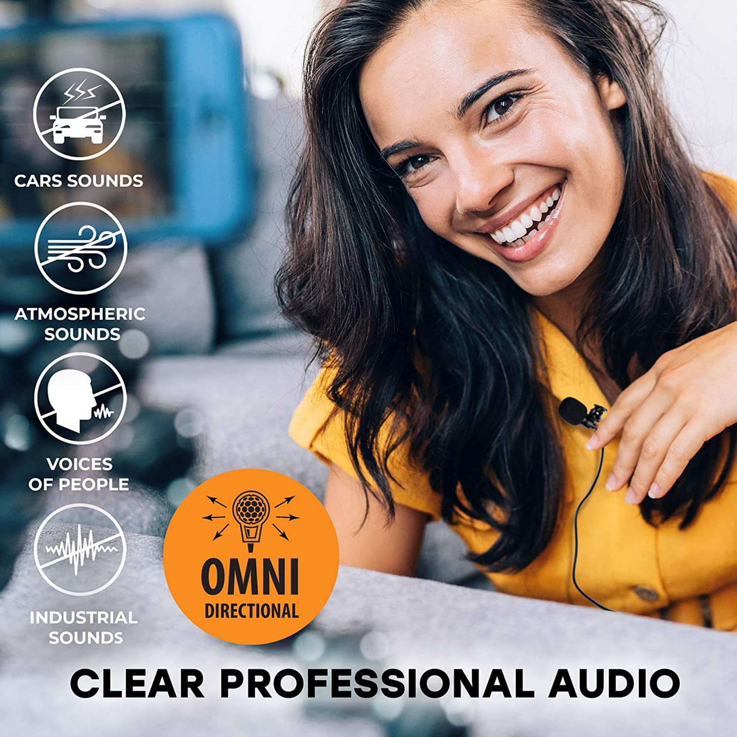 Voice Professional Dynamic Lapel Collar Mic