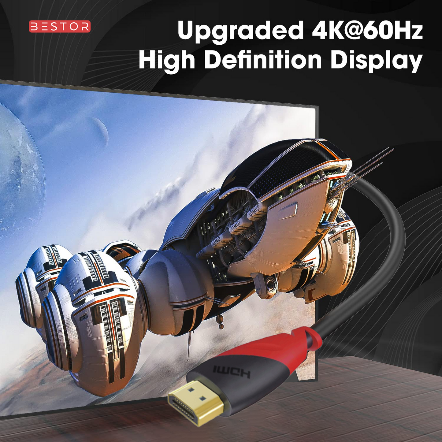 4K PVC HDMI With Gold Connector