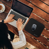 PLAIN BLACK  Mouse Pad