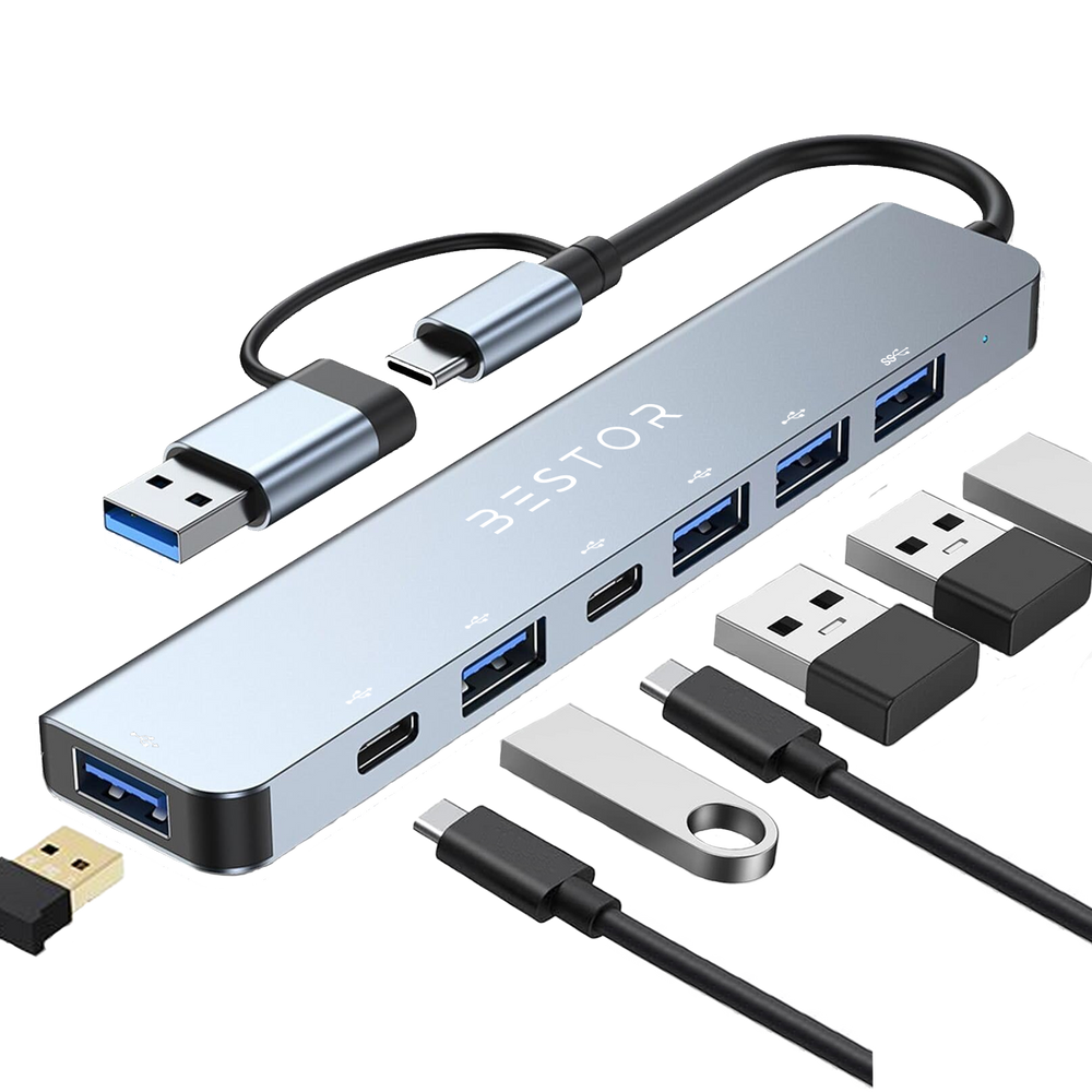 7 Port Dual Connector HUB