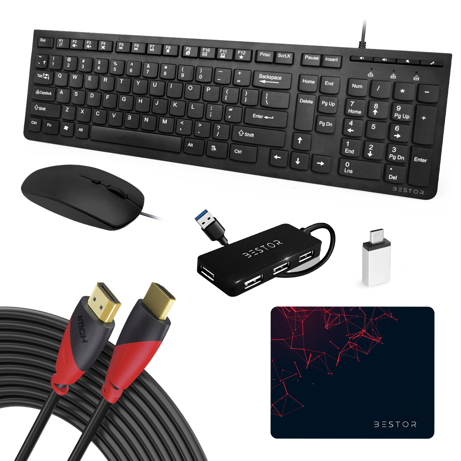 Set of 6 PC Accessories - Combo – Bestor