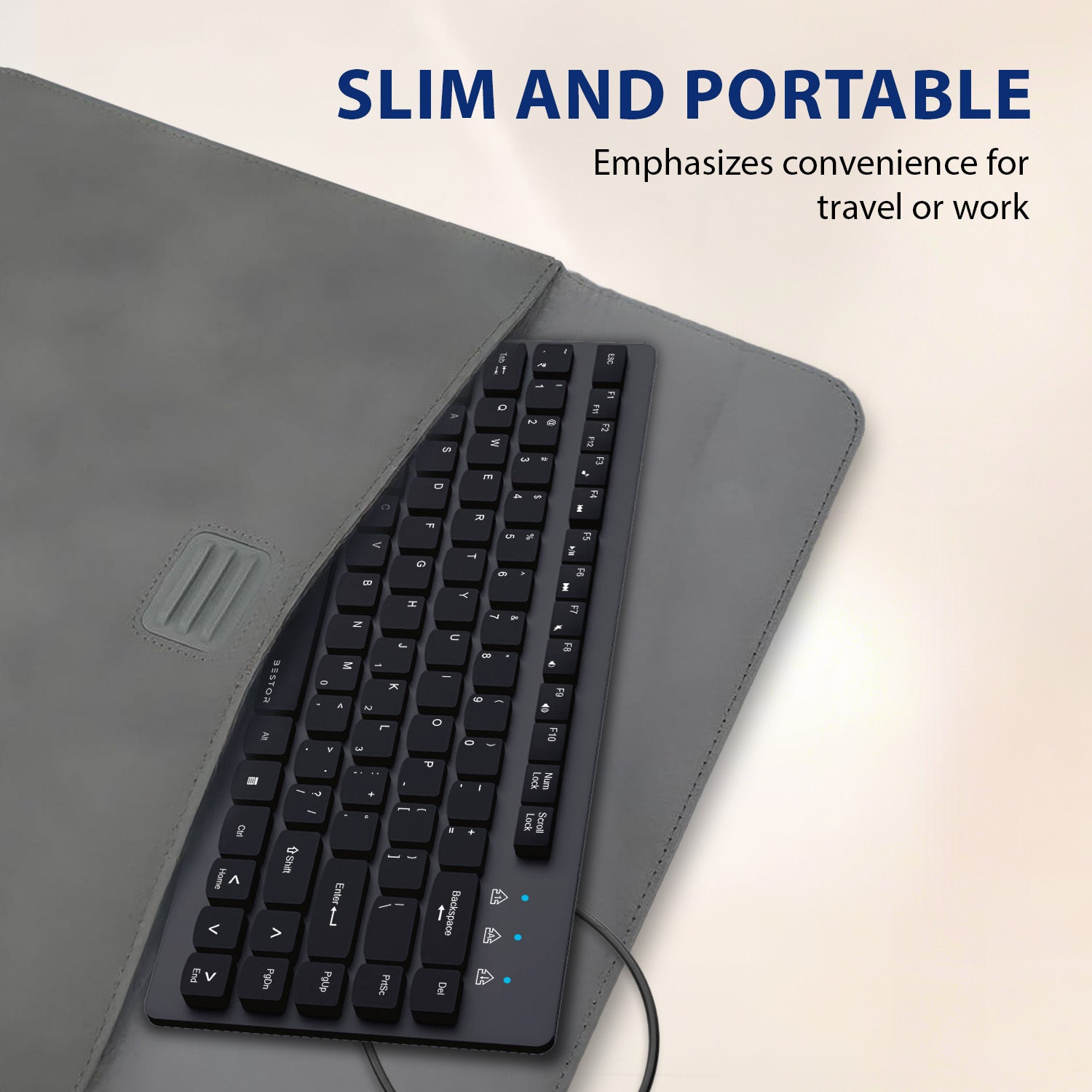 Wired Mini Keyboard with 82 Keys