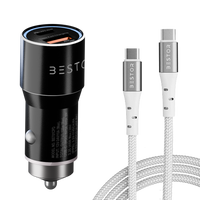 Car Adapter 125W with Type C to C Cable