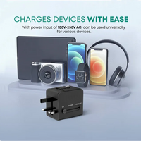 Universal International Worldwide 3 in 1 Adapter