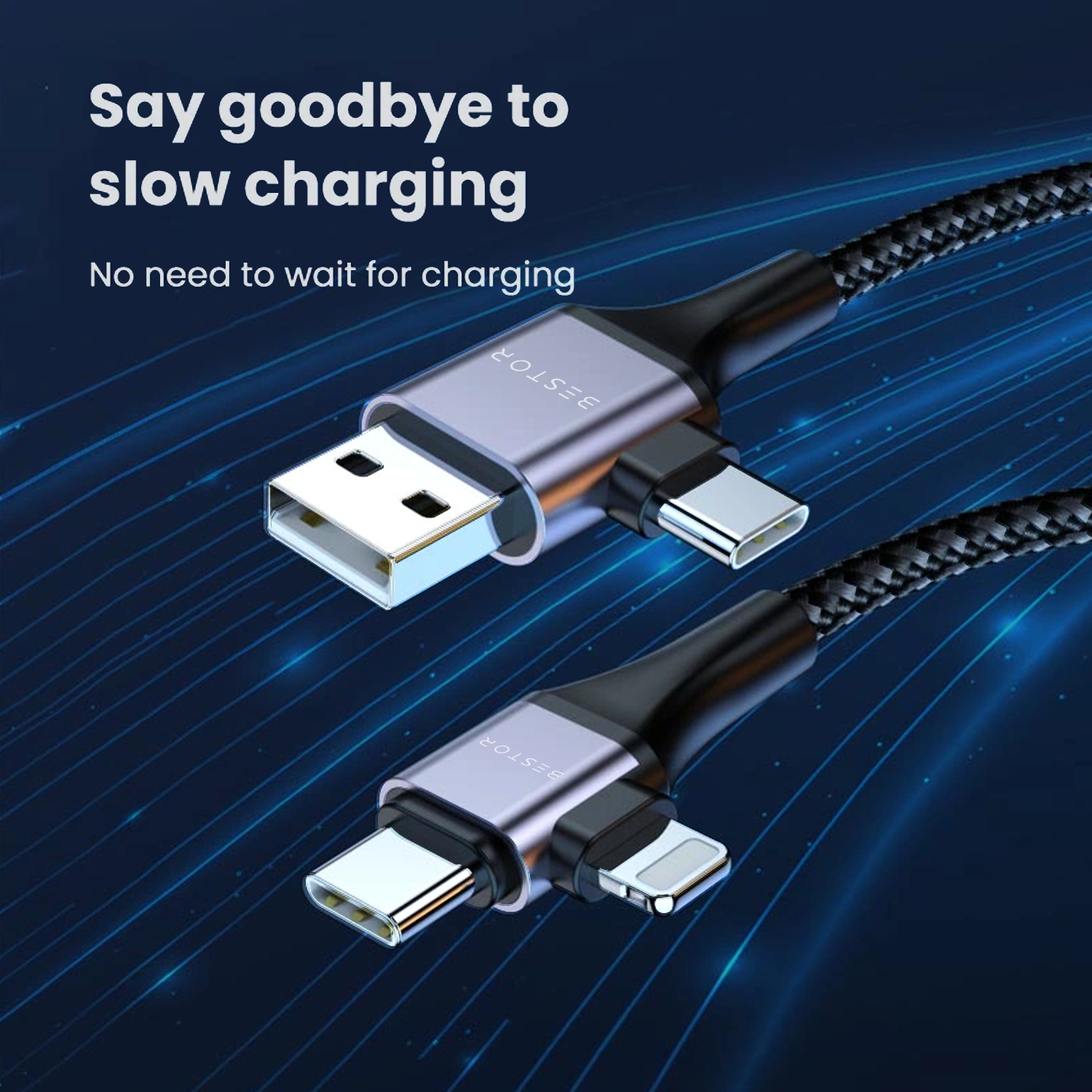 in Type C Fast Charging Cable 60W – Bestor1
