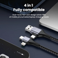 4 in 1 Type C Fast Charging Cable 60W