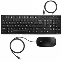 Wired USB Keyboard and Optical Mouse Combo