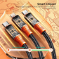 5 in 1 Charging Cable  100W (Orange)