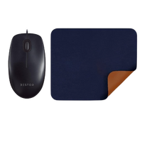 WIred Mouse with Mouse Pad for Vegan Combo