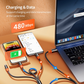 5 in 1 Charging Cable  100W (Orange)