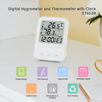 Bestor Digital White Clock