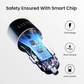 Car Adapter 125W with 4 in 1 Type C Cable