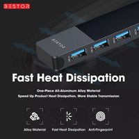 4 in 1 USB 3.0 Dual Connector HUB