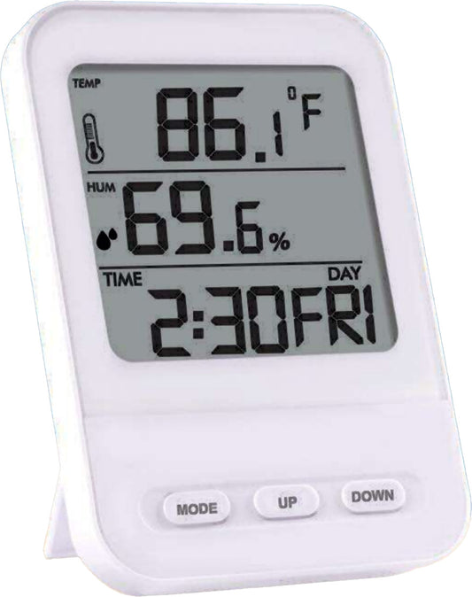 Bestor Digital White Clock