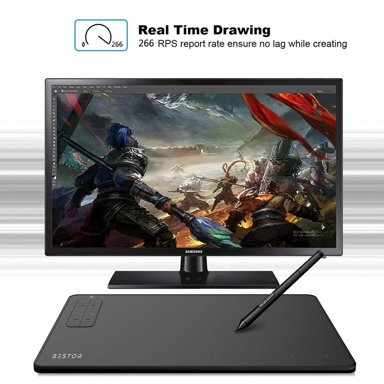thumbnail image 2 of 5 PCS 8.5"/12" LCD Stylus Pen For Touch Screens Professional Graphics Drawing 2 of 14