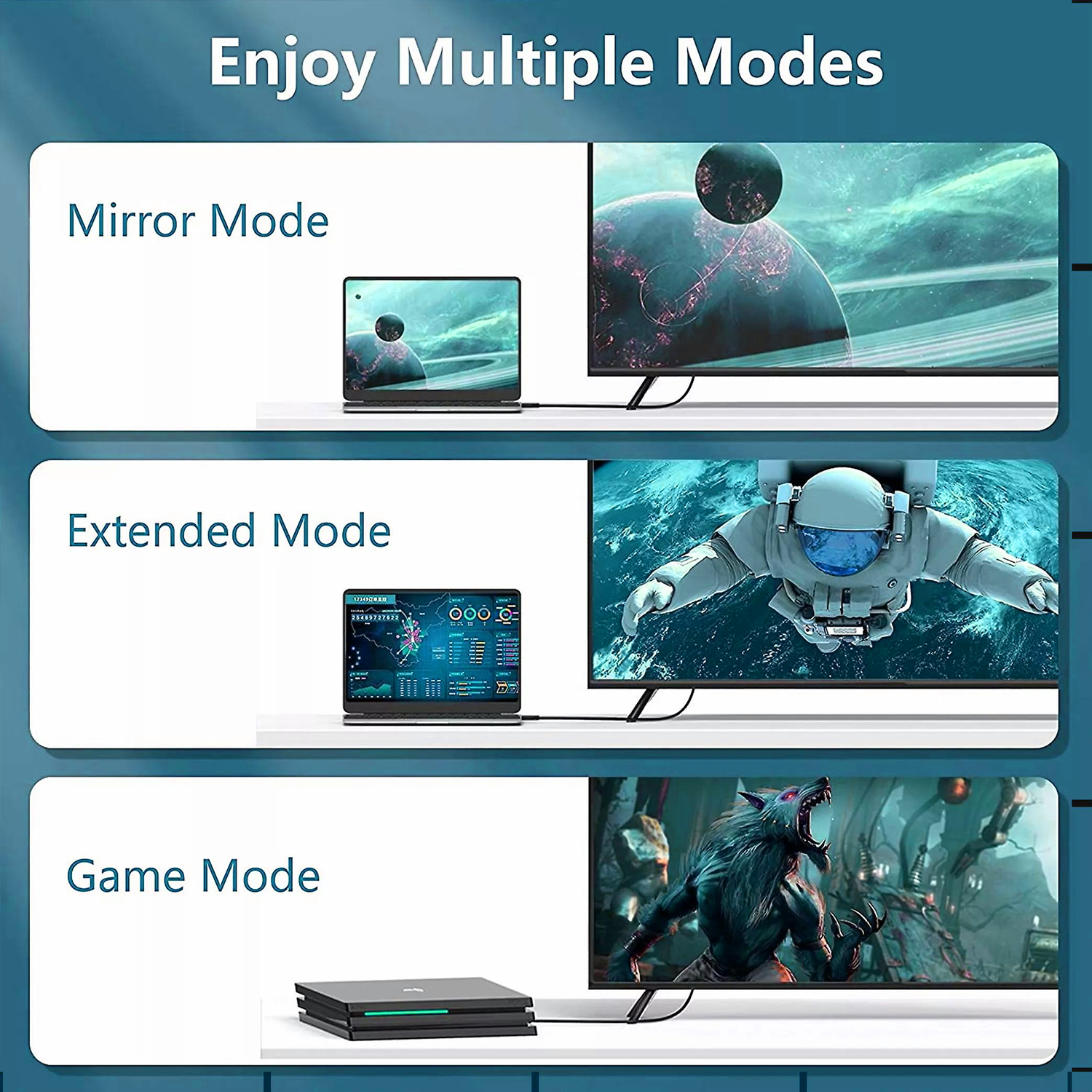 4k Braided HDMI Cable