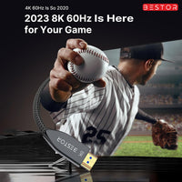 8K Braided Fibre HDMI Cable