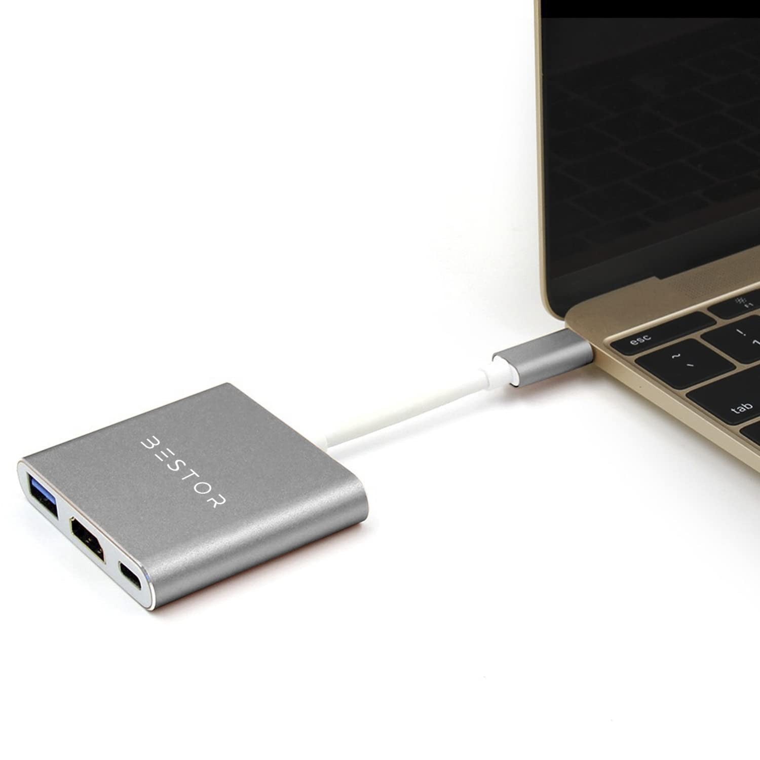 Bestor 3-in-1 Type C USB Hub | HDMI Adapter & PD Port